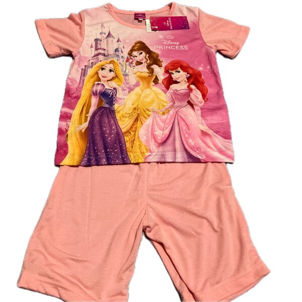 Disney プリンセス パジャマ 上下セット 110cm 女の子 ピンク 新品未使用