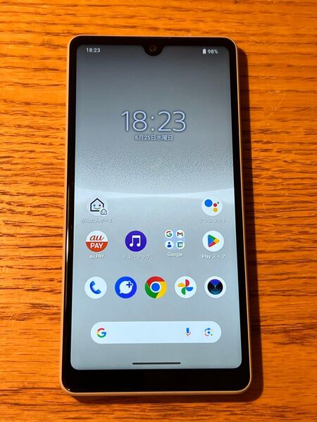 美品 最安値 Xperia Ace III SOG08 グレー au SIMフリー