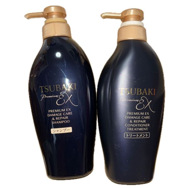 TSUBAKI プレミアムEX ダメージケア&リペア シャンプー&トリートメント ポンプペアセット各400ml