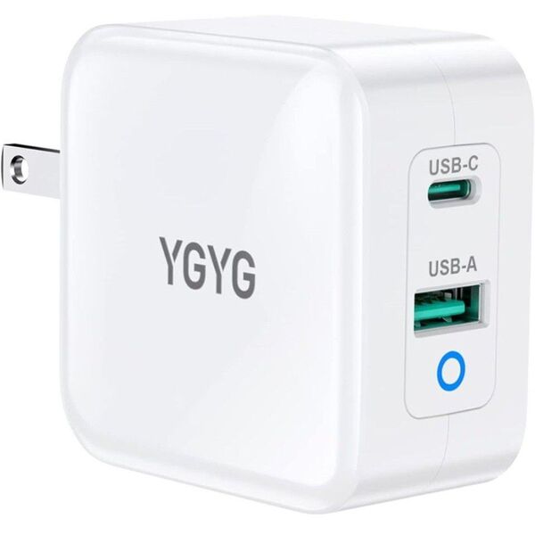 PD充電器65w急速充電器2ポートUSB-C& USB-A_PSE技術基準適合_ノートPC充電可能!