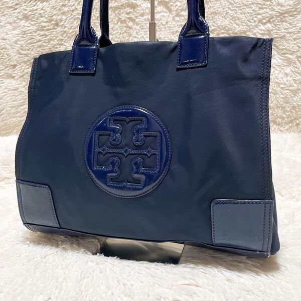 TORY BURCH トリーバーチ ELLA エラ トートバッグ ネイビー