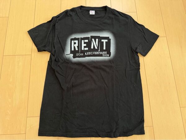 Lサイズ Tシャツ レント RENT 20周年 ミュージカル ブロードウェイ 20周年ツアー