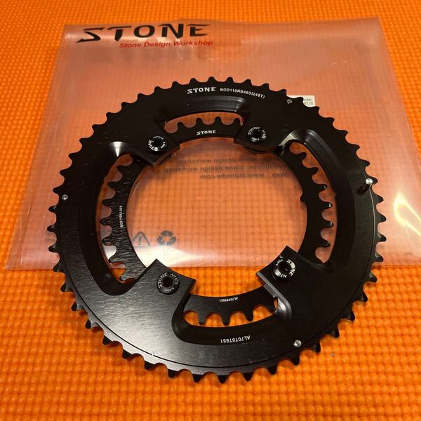 Stone チェーンリング SHIMANO互換(110BCD) 48-33T 11S