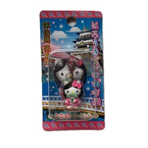 ハローキティ ファスナーマスコット 諏訪湖 高島城 由布姫バージョン