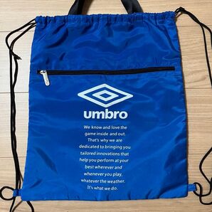 umbro 巾着袋 ブルー ナップサック