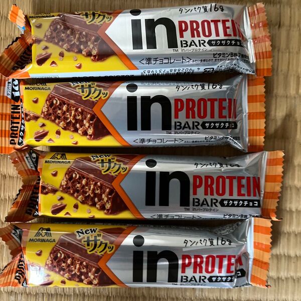 inバープロテイン ザクザクチョコ 4本セット