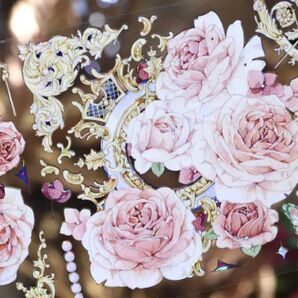 ★セール★ 海外マスキングテープ 1ループ Likey studio pink rose 海外マステ
