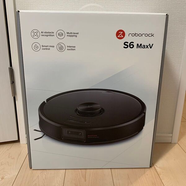 Roborock S6 MaxV ロボット掃除機 ブラック 未使用(開封済み)