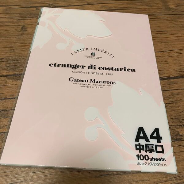 etranger di costarica A4ペーパー 中厚口 100枚