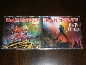 中古　輸入盤　CD Single 2枚セット　Iron Maiden Run To The Hills