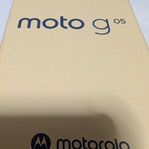 MOTOROLA moto g05 SIMフリー スマートフォン の新品未開封品です。