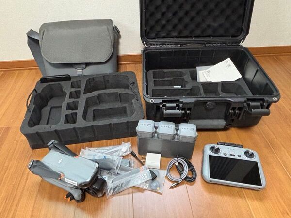 DJI Air3 バッテリー4つ 広角レンズ プロペラガード