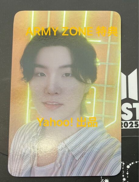 防弾少年団 BTS FESTA 2025 ARMY ZONE 特典 フォトカード トレカ シュガ ユンギ