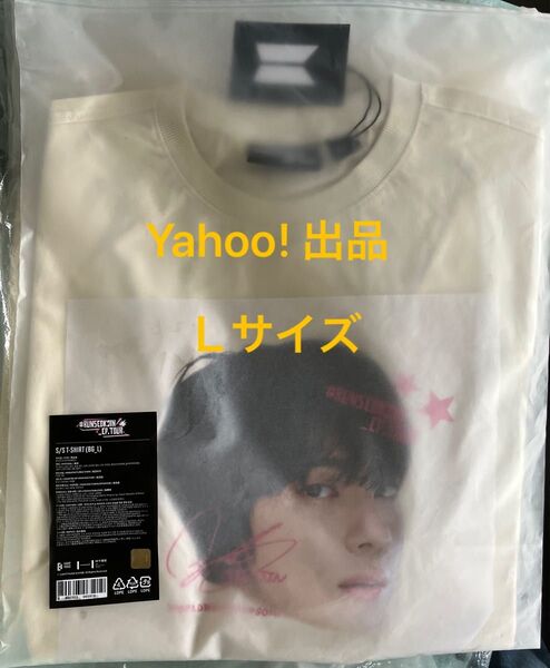 防弾少年団 BTS ジン #RUNSEOKJIN_EP.TOUR GOYANG S/S T-SHIRT Tシャツ BEIGE L