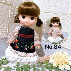 No.84 エプロン3点セット メルちゃんの服*ソランちゃん服