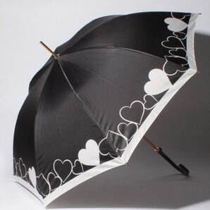 フルラ FURLA 傘 ハート フルラハート レディース 長傘 黒 ブラック 雨傘