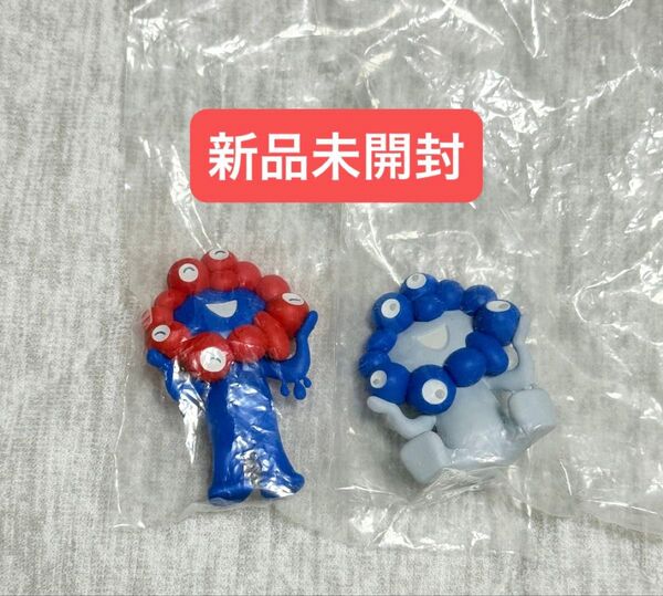 新品未開封 初期不良有り ミャクミャク 海洋堂 フィギュア ガチャ ノーマル ブルーグレー 2種 万博会場限定