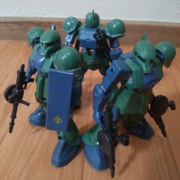 モビルスーツインアクション ザクⅠ 旧ザク 機動戦士ガンダム 3体セット