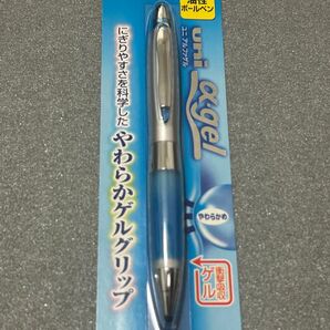 uni alpha gel(アルファゲル) 油性ボールペン スカイブルー
