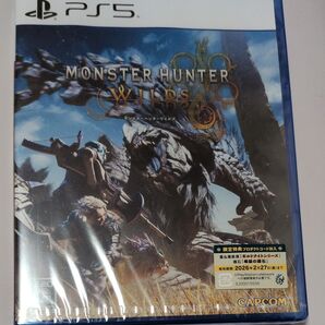 モンスターハンターワイルズ PS5 新品未開封 限定特典プロダクトコード入(重ね着装備「ギルドナイトシリーズ」護石「希望の護石」)