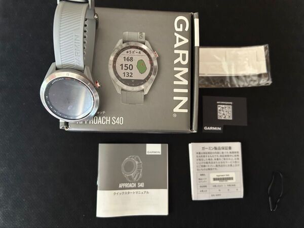 Garmin Approach S40 GPSゴルフウォッチ 画面無傷 オマケ付