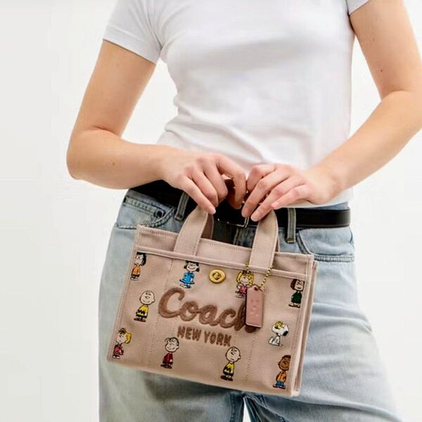 COACH X PEANUTSカーゴ トート バッグ 26