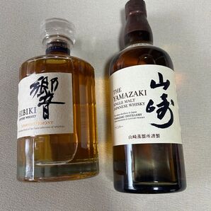 サントリーウイスキー 響&山崎 2本セット