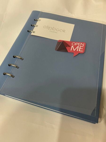 clipbook 青 リングバインダー ファイロファックス A5サイズ