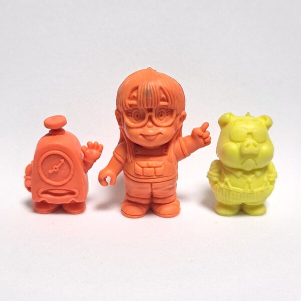 Dr.スランプ消しゴム 3種 アラレちゃん タイムくん ブタさん ドラゴンボール ドラ消し キャラクター 少年ジャンプ 鳥山明