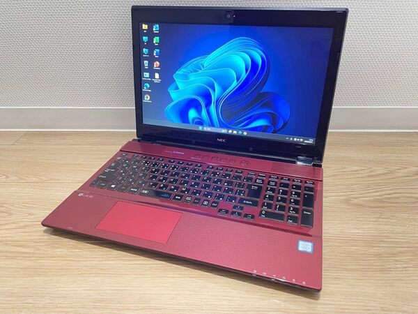 【美品】NEC LAVIE FHD / タッチパネル液晶 Core i7-7500U SSD512GB Webカメラ Office