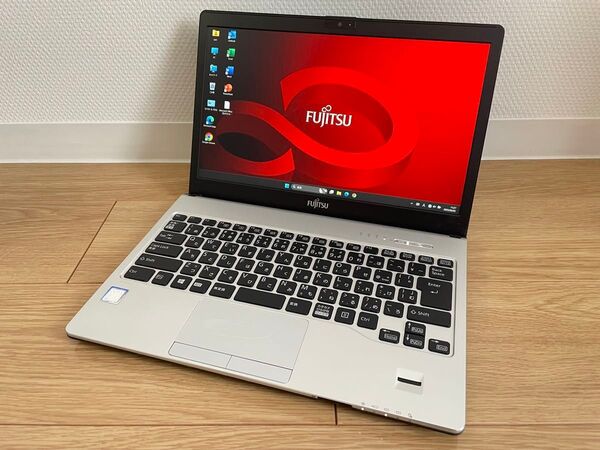 【美品】FUJITSU LIFEBOOK FHD液晶 Core i5-7300U SSD 256GB Webカメラ Office