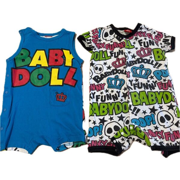 BABYDOLL ロンパース 夏用 80サイズ