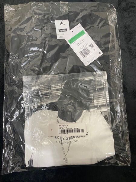 Supreme × Nike Air Jordan Tシャツ XL ブラック