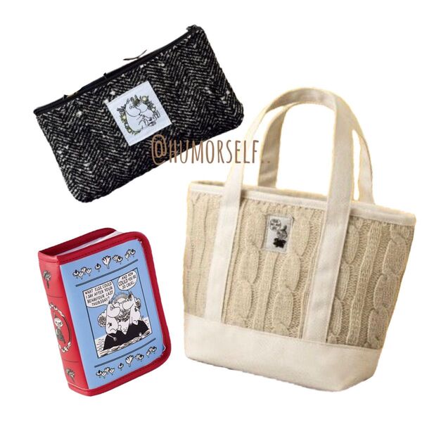 MOOMIN ムーミン 付録 まとめ トート&ポーチ、マルチケース ※説明文必読