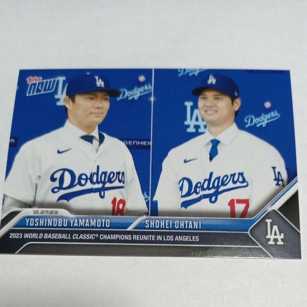 Topps Now WBC 大谷翔平 山本由伸 入団会見