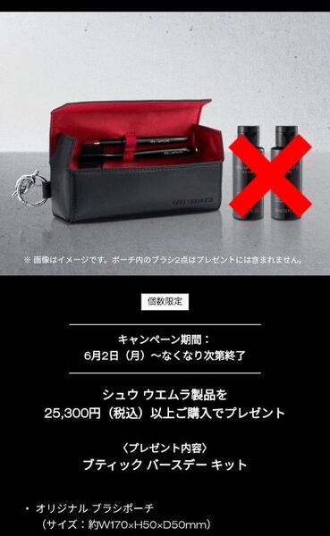 【非売品】 shu uemura ブラシポーチ