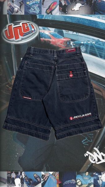 【希少】JNCO JEANS shorts BLACK