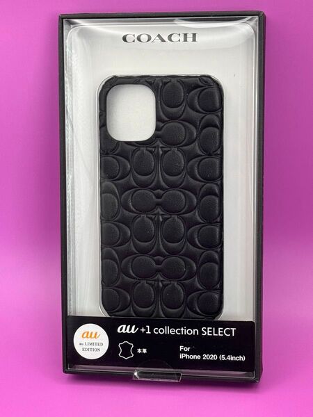 正規品COACH ハードケース/ Black iPhone 12 mini