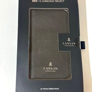 新品未使用 iPhone12 mini ランバンLANVIN 手帳型ケース