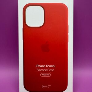 新品未使用アップル純正 iphone 12miniシリコンケース レッド