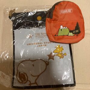 スヌーピー マルチパスケース リュック型ポーチ
