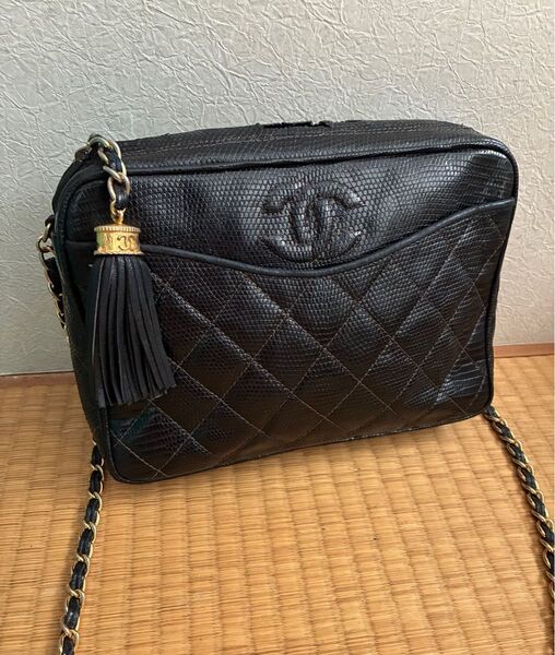 シャネル CHANEL フリンジ マトラッセ チェーン ショルダーバッグ