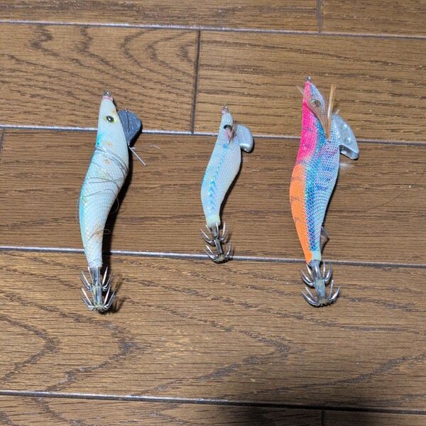 中古エギ 3個セット まとめ売り