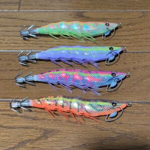 中古エギ 4個セット マグパタ3.5号