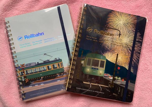 【未使用・未開封】ロルバーンRollbahn ★江ノ電 江ノ電花火 ポケット付L ★2冊セット