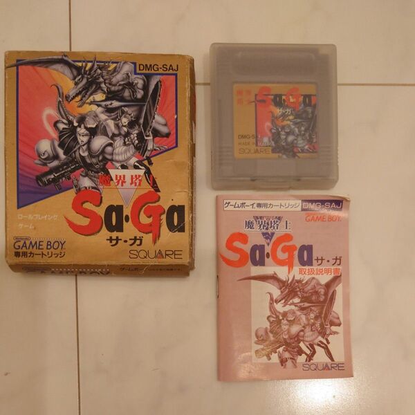 【動作未確認】魔界塔士Sa・Ga ゲームボーイ ソフト