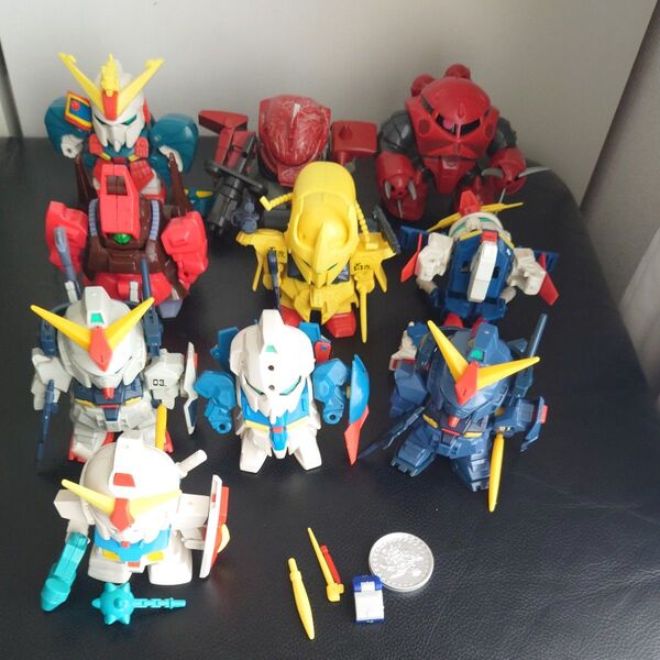 【ジャンクまとめ売り】元祖SDガンダムワールド 10体