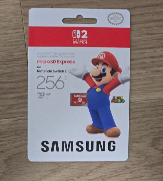 SAMSUNG microSD Express 256GB for Nintendo Switch 2 新品未開封
