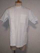 ★★★★②AP-RONアプロン　看護師ユニフォームシャツ　半そでシャツ　白M_画像1