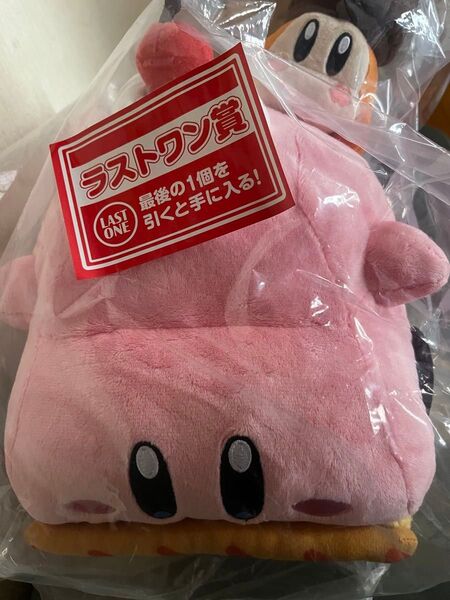 星のカービィ 一番くじ ラストワン賞 くるまほおばりケーキぬいぐるみ 《新品未開封》カテ変OK